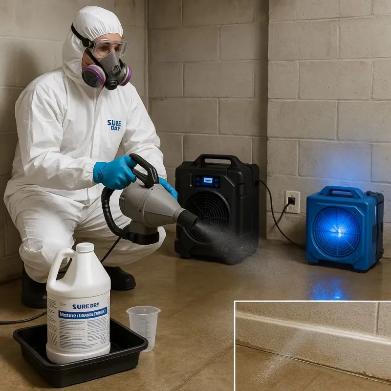 Sanitization and Odor Removal process in Scaggsville, MD